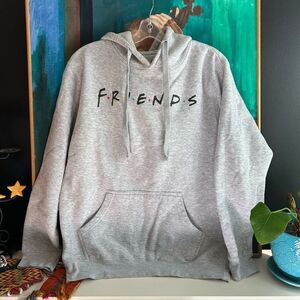 Friends TV Show Hoodie Women's M Sweatshirt Long Sleeve Lounge Y2K Casual Comfy